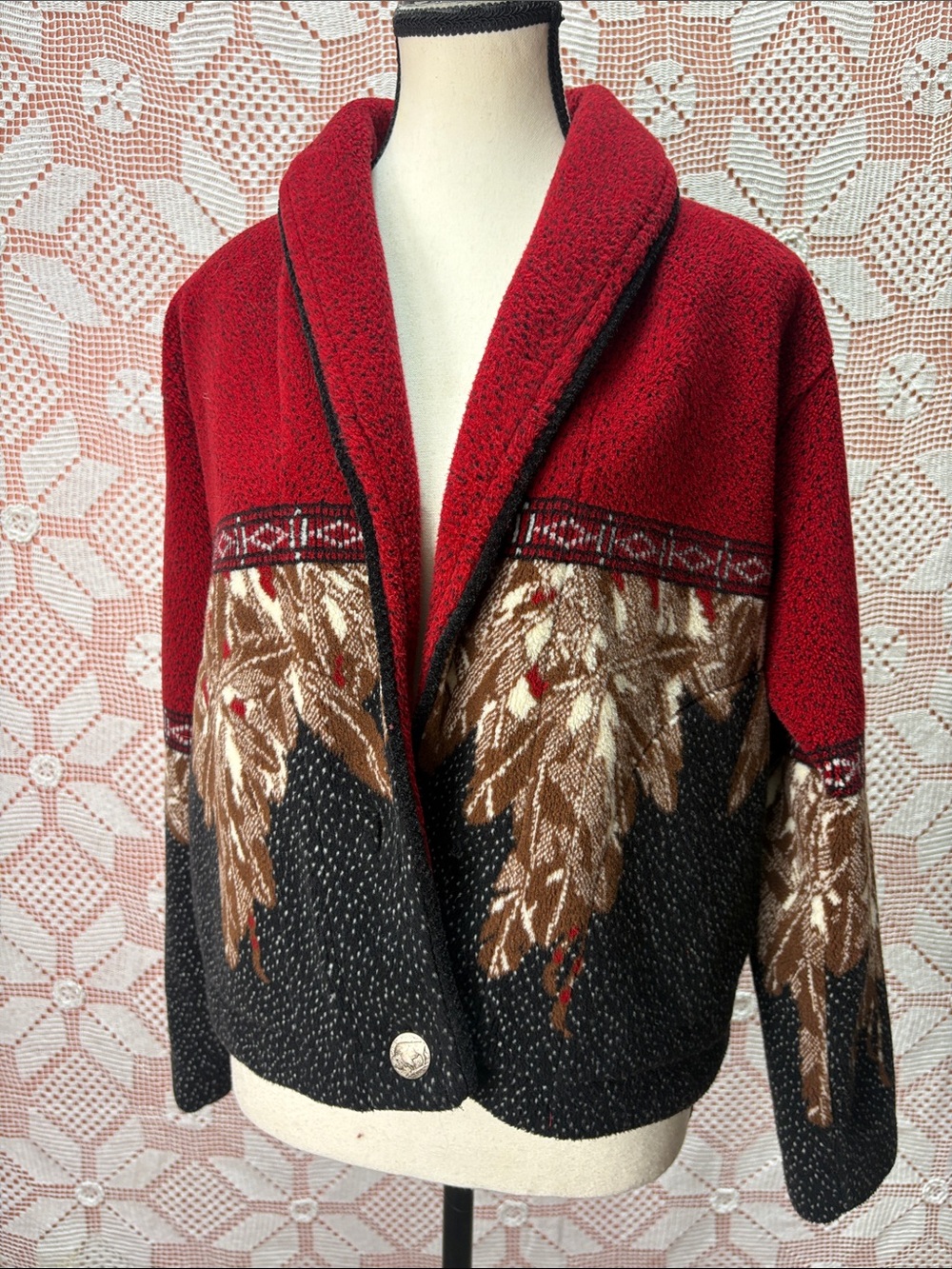 County Clothing Co. Fleece Jacket Sz Sm/ M